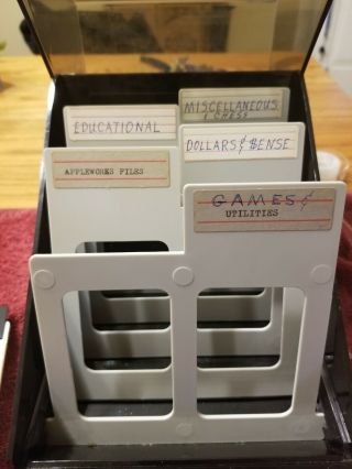 Apple Computer Floppy Disk Storage Boxes Vintage 2