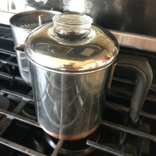 Revere Ware 4 - 6 Cup Vintage Percolator Coffee Pot 2363973