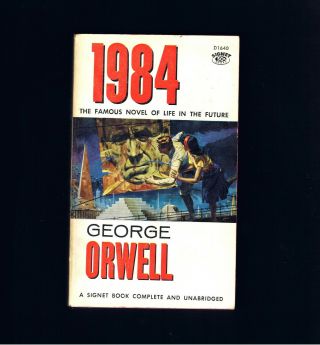 Vintage George Orwell 1984 Signet Books Life In The Future Ex.  Cond