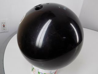 vintage Ace Limited black Bowling Ball 15.  5 lbs,  presents it ' s self well 4