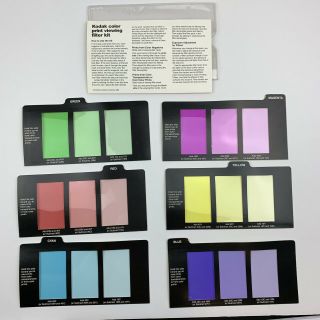Kodak Color Print Viewing Filter Kit For Color Correction Vintage