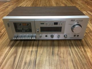 Vintage Akai Gx - M10 Stereo Cassette Deck Silver