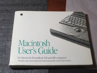 Macintosh User’s Guide For Macintosh Powerbook 160 And 180 Computar.