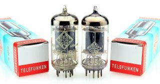 Matched Pair Telefunken Ecc83 12ax7 Vacuum Tubes