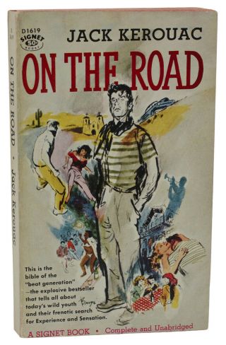 On The Road By Jack Kerouac First Paperback Edition 1st Thus 1958 Signet D1619