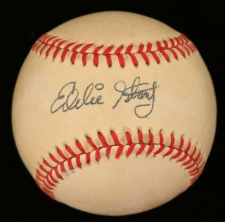 Eddie Stanky (d.  1999) Cubs Dodgers Giants Vintage Signed Onl Baseball - Jsa