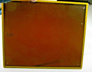 10x12 " 0c Amber Kodak Darkroom Safelight Glass Filter 1521699 - Vintage F07b