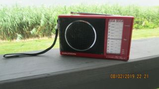 Vintage Grundig Hit Boy 60 Shortwave,  Am / Fm Radio - Red - Everything