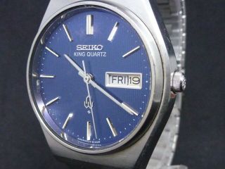 Vintage SEIKO KING QUARTZ 4823 - 8130 792435 Wrist Watch W679 4