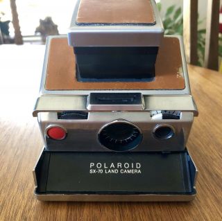 Vintage Polaroid Sx - 70 Folding Land Camera Leather