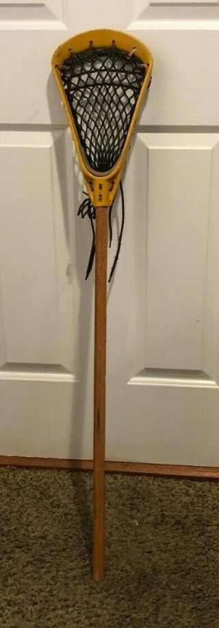 Vintage Brine Lacrosse Stick W/ Brine Pl66 Head - 42.  5 " Long W/ Head (s20)