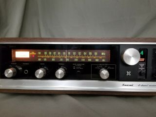 Vintage Sansui QR - 500 4 - Channel Receiver / Amplifier & Japan 2