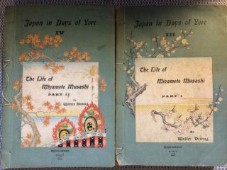 Japan In Days Of Yore By Walter Dening Miyam0to Musashi 2 Vols1905 Illustrated