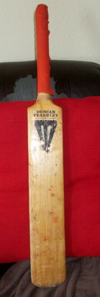 Vintage Professionally Hand Made Magnum Duncan Fearnley Cricket Bat