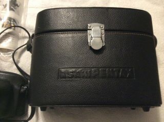 Vintage Asahi Pentax Spotmatic 35 Mm Camera,  Carry Case And Accessories