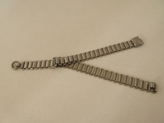 Vintage Firths Stainless Steel Bonklip 8mm Watch Strap Band 7mm Loop End