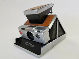 Polaroid Sx - 70 Land Camera Alpha Brown Broken Latch