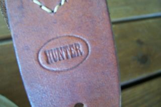 Vintage Hunter No.  27 - 131 tooled leather gun/rifle sling with 2 QR Swivels 5