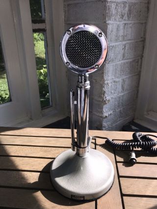 Vintage Astatic Microphone Base Station Ham CB Radio Desk Mic T - UG9 Stand D - 104 2