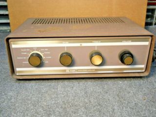 Knight Ka - 25 Tube Stereo Amplifier With Mullard 6bm8 Output Tubes Great Sound