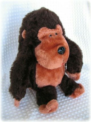 Vintage 1982 Dakin Plush Stuffed Gorilla Monkey Ape Pot Belly Potbelly Euc Korea