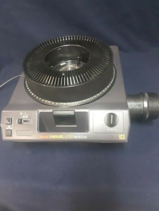 Vintage Kodak Carousel Slide Projector - Model 4200 Two Trays