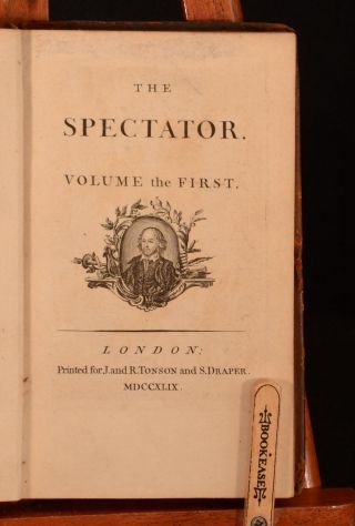 1749 8vol The Spectator Joseph Addison Richard Steele Periodical 7