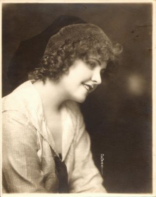Lois Meredith Gorgeous Vintage 1918 Dbw Silent Hollywood Portrait Photo