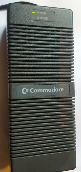 Commodore Amiga Orginal Ac Adapter/quick Charger For 286lt,  386sx - Lt And 486sx - L