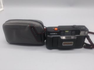 Yashica Kyocera Partner Af - D Automatic Focusing Compact Camera With Leather Case
