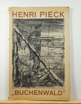 Henri Pieck - Buchenwald 1946 Signed Concentration Camp Holocaust Sketches Art