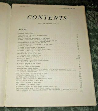 1939 PUBLICATION - VERVE - THE FRENCH REVIEW OF ART Nos.  5 - 6 JULY - OCTOBER 1939 5