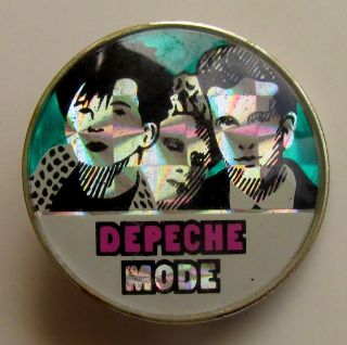 Depeche Mode Vintage Metal Pin Badge From The 1980 