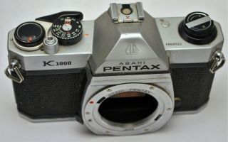 Vintage Asahi Pentax K1000 SLR 35mm Camera Body. 2