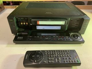Sony SLV - R1000 S - VHS VCR Video Recorder Editing Hi - Fi.  Fully Functional,  Remote 4