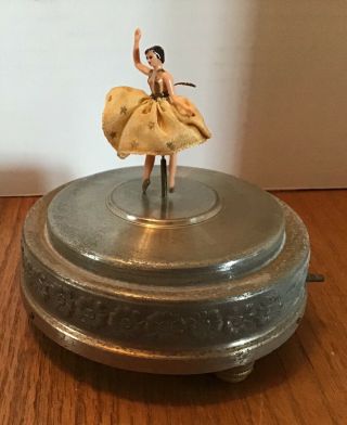 Vintage Swiss Cody Dancing Ballerina Music Box