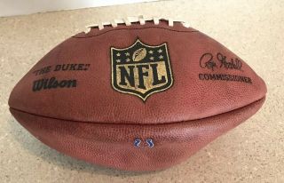Vtg Official Nfl The Duke Football Game Ball Indianapolis Colts Leather Wilson