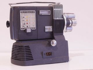 WITTNAUER CINE TWIN 8MM MOVIE CAMERA/PROJECTOR WITH FOUR LENSES ON TURRET 2