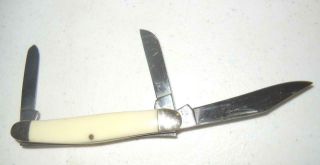 Vintage Camillus 65 3 Blade Stockman Pocket Knife