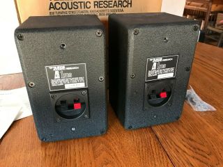 Teledyne Vintage Classic Acoustic Research AR 1MS Speakers Matching Pair. 3