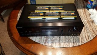 Sony Tc - Rx606es High - End Stereo Cassette Tape Deck In