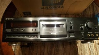 Sony TC - RX606ES High - end Stereo Cassette Tape Deck in 3