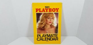 Vintage 1981 Playboy Playmate Pinup Calendar With Sleeve