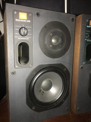 Pair,  JBL Studio Monitor 4406 Speakers,  w/ Grilles In Good Conditions 2