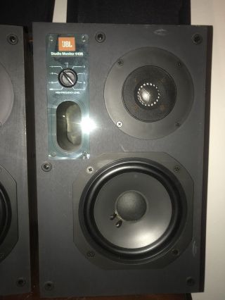 Pair,  JBL Studio Monitor 4406 Speakers,  w/ Grilles In Good Conditions 3