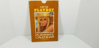 Vintage 1972 Playboy Playmate Pinup Calendar With Sleeve