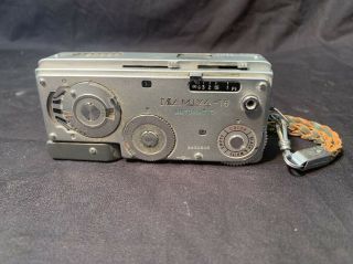 Vintage Mamiya 16 Automatic Subminiature Spy Camera W/ Sekor Lens