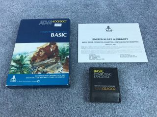 Basic Computing Language Atari 400 800 Cartridge