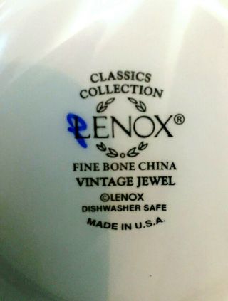 Lenox Vintage Jewel Pattern 5 Piece Place Setting. 5