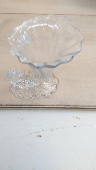 Vintage Heisey Warwick Horn of Plenty Cornucopia Vase 3
